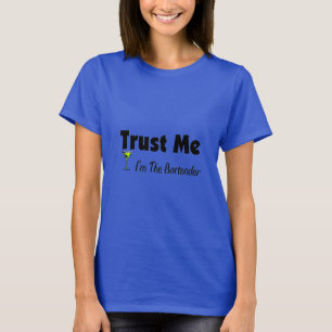 T-shirt Faites-moi confiance je suis le barman