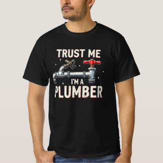 T-shirt Faites-moi confiance, je suis plombier