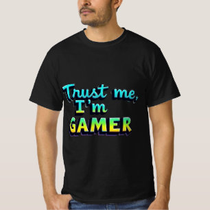 T-shirt Faites-moi confiance, je suis un joueur - Multicol