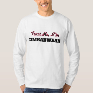 T-shirt Faites-moi confiance je suis zimbabwéen
