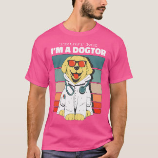 T-shirt Faites-moi confiance Rétro Je Suis Un Dogue - Chie