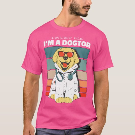 T-shirt Faites-moi confiance Rétro Je Suis Un Dogue - Chie (Devant)