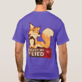 T-shirt : Faites-moi confiance (violet) (Dos)