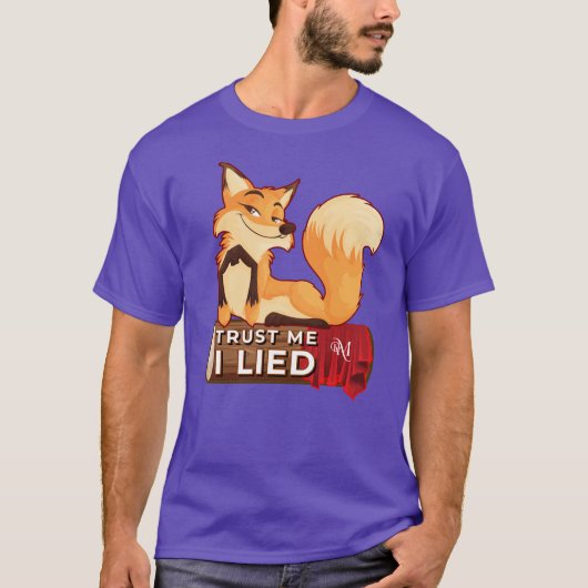 T-shirt : Faites-moi confiance (violet) (Devant)