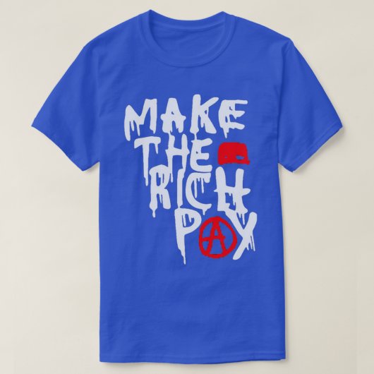 T-shirt Faites payer les riches (Design devant)