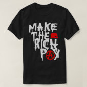 T-shirt Faites payer les riches (Design devant)
