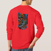 T-shirt "Faites plus de ce qui vous rend heureux" (Dos)