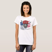 T-shirt Faites revenir l'Amérique à la chèvre pygmée T-shi (Devant entier)