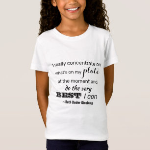 T-Shirt Faites Tout Le Mieux Que Je Puisse RBG Citation In
