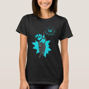 T-shirt Faites Très Peur Aux Chats De Nuit