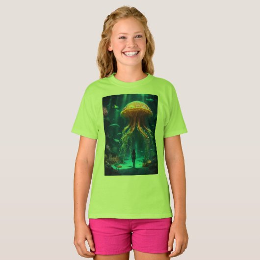 T-shirt Faites un brin avec cette merveille marine. (Devant entier)