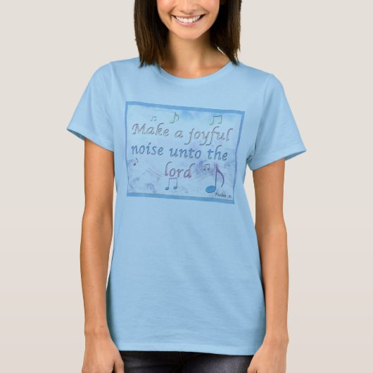 T-shirt Faites un bruit joyeux (Devant)
