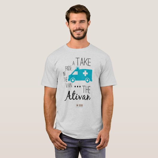 T-shirt Faites un tour dans la pièce en t d'AtiVan (Devant entier)
