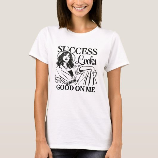 T-shirt Faites une déclaration audacieuse avec "Succès sem (Devant)