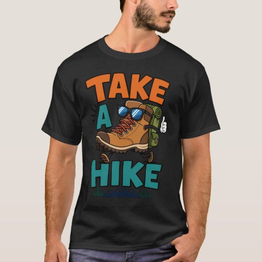 T-shirt Faites une randonnée drôle (Devant)