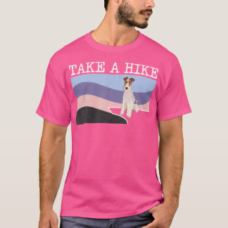 T-shirt Faites Une Randonnée Fil Fox Terrier Funny Randonn