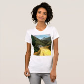 T-shirt Faites une randonnée. Mesdames Bella Canvas Fine J (Devant entier)
