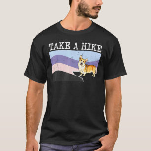 T-shirt Faites une randonnée Pembroke Welsh Corgi Graphiqu