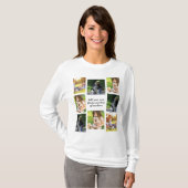 T-shirt Faites votre propre collage photo et texte (Devant entier)