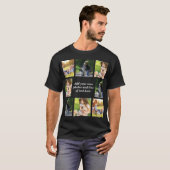 T-shirt Faites votre propre collage photo et texte (Devant entier)