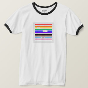 T-shirt Faites-vous Fier Arc-en-ciel Caviardage Fierté 202