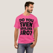 T-shirt Faites-Vous Même Du Boulder Frère Escalade De Roch (Devant entier)