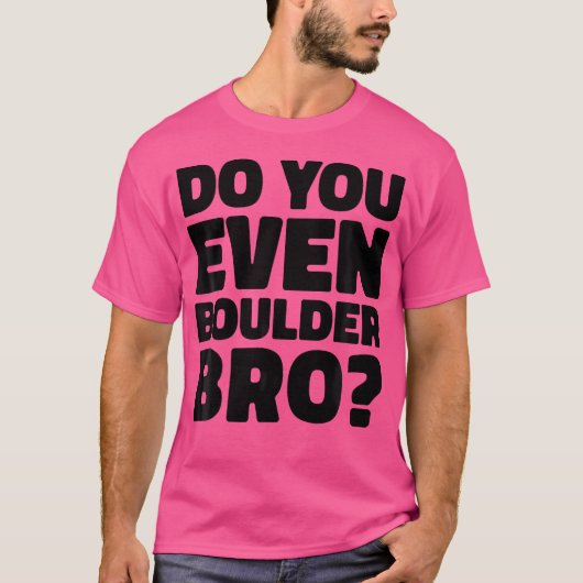T-shirt Faites-Vous Même Du Boulder Frère Escalade De Roch (Devant)