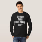 T-shirt Faites-Vous Même Ping Pong Brun (Devant entier)