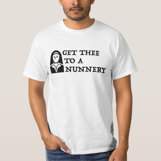 T-shirt 'Faites-Vous Partir Dans Une Nonce, Allez' Citatio (Devant)