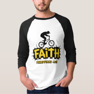 T-shirt Faith BMX chrétien