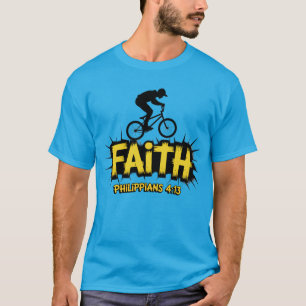 T-shirt Faith BMX chrétien