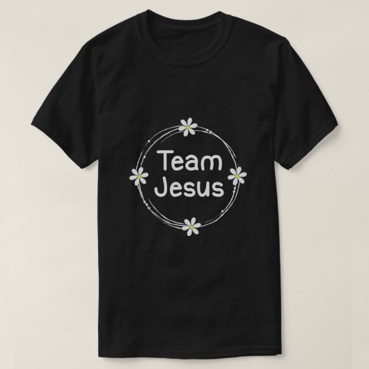 T-shirt Faith Christian Team Jesus Long Sleeve (Design devant)
