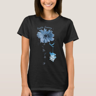 T-shirt Faith Hope Combattre l'amour Elephant Tournesol Di