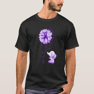 T-shirt Faith Hope Fight Love Elephant Epilepsy Awareness