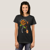 T-shirt Faith Hope Fight Love Elephant Multiple Sclerosis  (Devant entier)