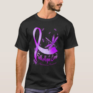T-shirt Faith Hope Love Alzheimer's Awareness Dragonfly Ri