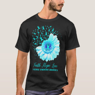 T-shirt Faith Hope Love Digeorge Syndrome Sensibilisation