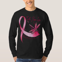 Faith Hope Love Dragonfly Pink Ribbon Breast Cance