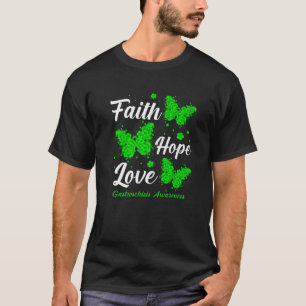T-shirt Faith Hope Love Gastroschisis Sensibilisation Papi