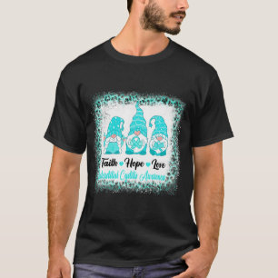 T-shirt Faith Hope Love INTERSTITIS CYSTITIS CONNAISSANCE