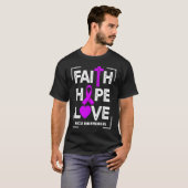 T-shirt Faith Hope Love NICU Awareness (Devant entier)