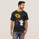 T-shirt Faith Hope Love Pancreatic Cancer Sensibilisation (Devant entier)