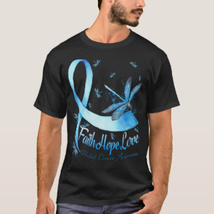 T-shirt Faith Hope Love Prostate Cancer Awareness Dragonfa
