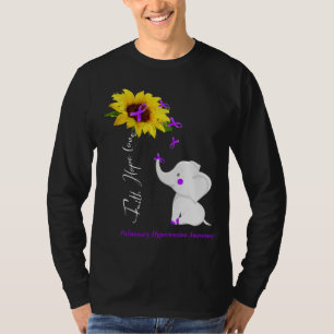 T-shirt Faith Hope Love Pulmonary Hypertension Sensibilisa