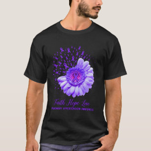 T-shirt Faith Hope Love Pulmonary Hypertension Sensibilisa