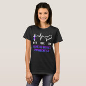 T-shirt Faith Hope Love Rheumatoid Arthrite Sensibilisatio (Devant entier)