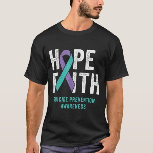 T-shirt Faith Hope Suicide (Devant)