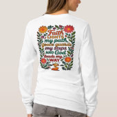 T-shirt Faith Lights My Path Christian Art - Inspirational (Dos)