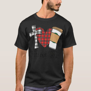 T-shirt Faith Love Café Tee Café Amant Citations amusantes
