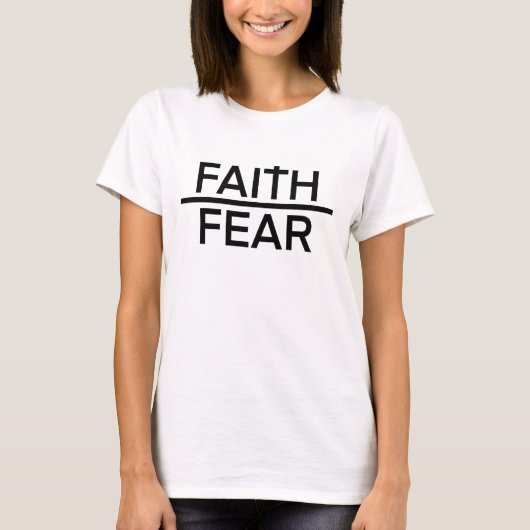 T-shirt Faith Over Fear Shirt (Devant)
